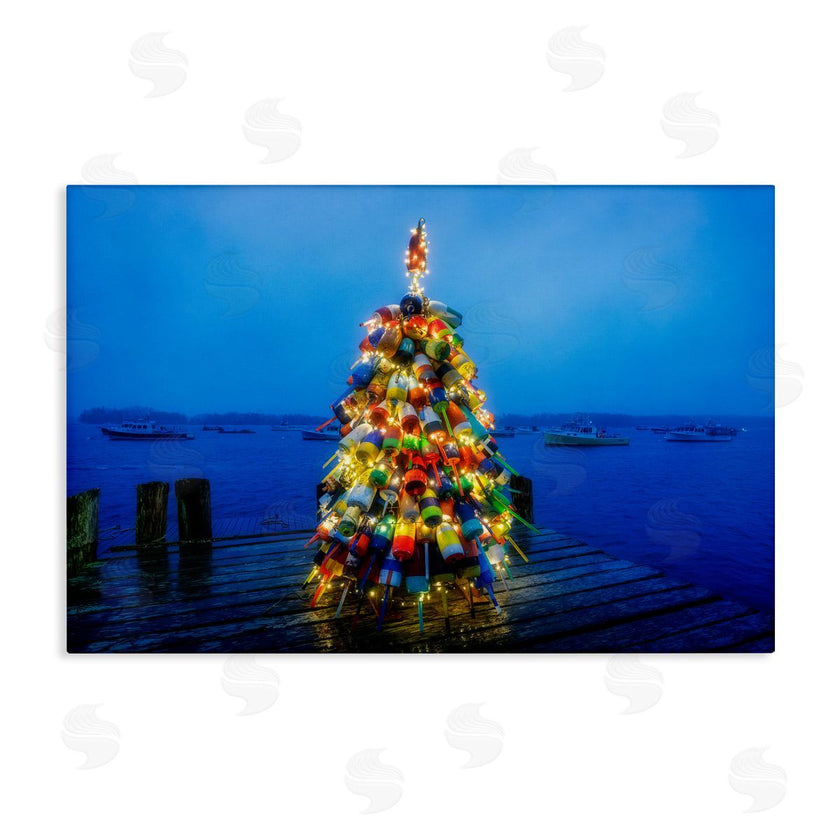 Rick Berk | Lit Bouys Christmas Tree