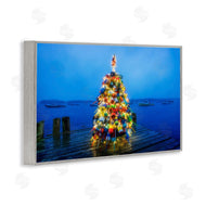 Rick Berk | Lit Bouys Christmas Tree