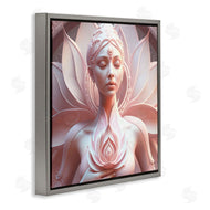 Shambhala Light Visionary Art | Spiritual Lotus Woman Statue