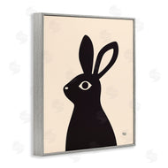 Jessica Beck | Black Bunny on Cream