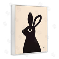 Jessica Beck | Black Bunny on Cream
