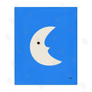 Jessica Beck | Blue Crescent Moon Face