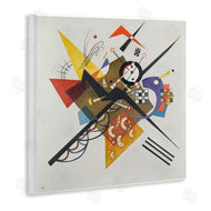 one1000paintings | Kandinsky Painting on White