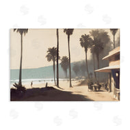 Noah Bay | Pink Canopy Beach Scene