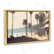 Noah Bay | Pink Canopy Beach Scene