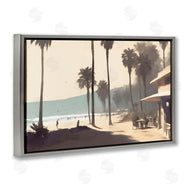 Noah Bay | Pink Canopy Beach Scene