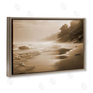 Noah Bay | Sepia Smooth Beach Landscape