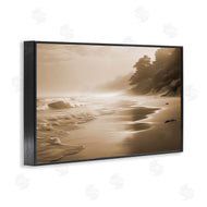 Noah Bay | Sepia Smooth Beach Landscape