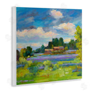 Alexi Fine | Lavender Countryside Landscape