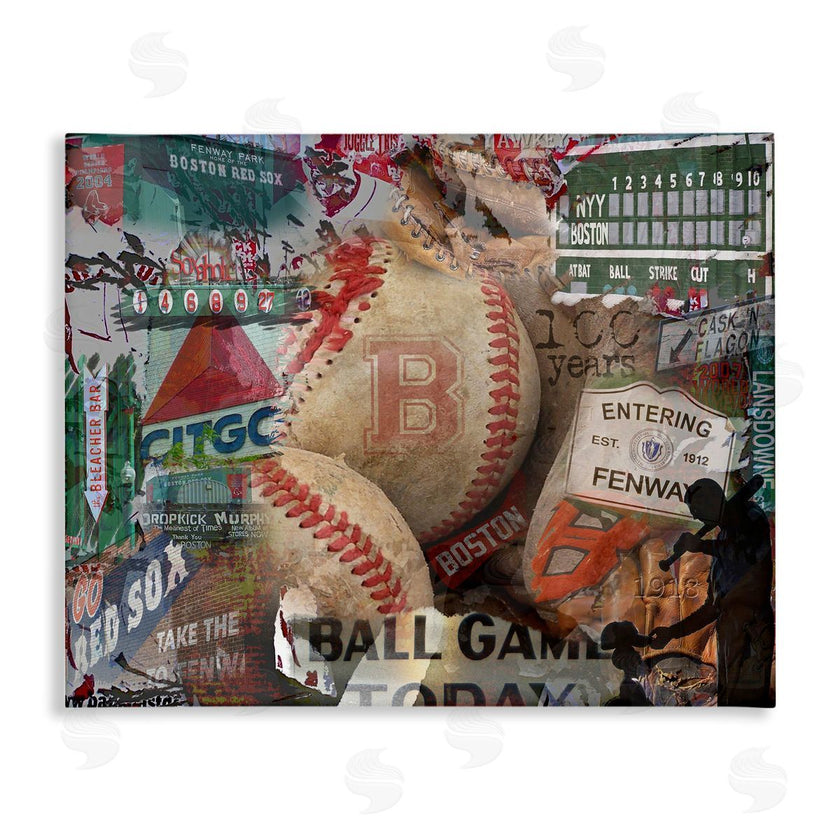 Graffi*tee Studios | Entering Fenway Baseball Collage