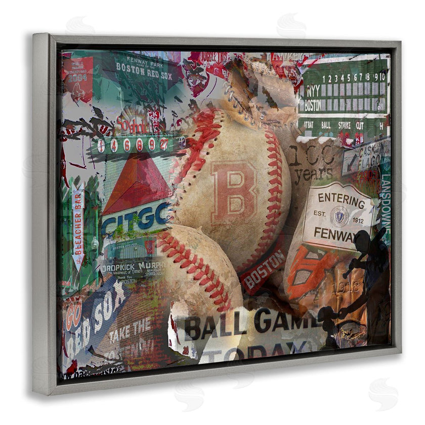 Graffi*tee Studios | Entering Fenway Baseball Collage