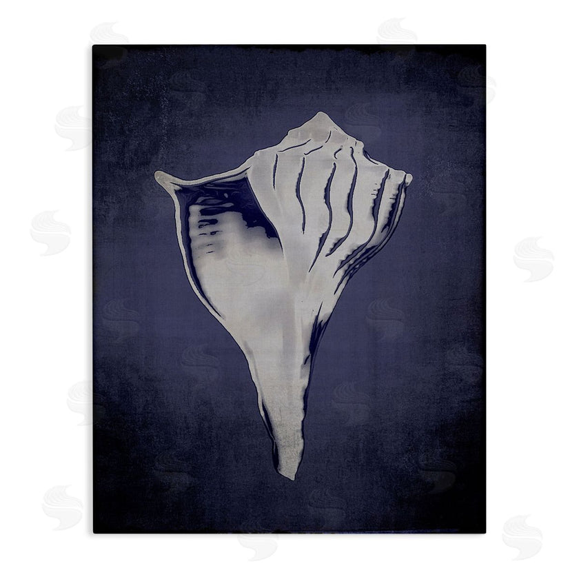 Graffi*tee Studios | Lightning Whelk on Indigo