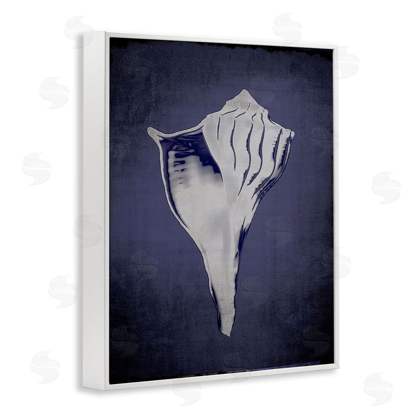 Graffi*tee Studios | Lightning Whelk on Indigo