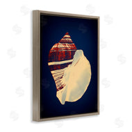 Graffi*tee Studios | Fiber Conch on Blue