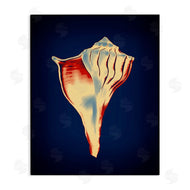 Graffi*tee Studios | Lightning Whelk on Blue