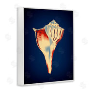 Graffi*tee Studios | Lightning Whelk on Blue