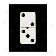 Graffi*tee Studios | White Domino on Black