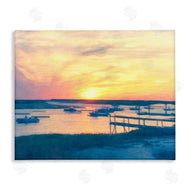 Graffi*tee Studios | Boats Illuminated at Sunset