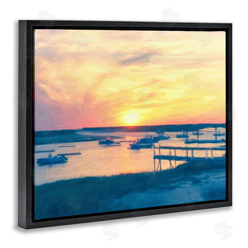 Graffi*tee Studios | Boats Illuminated at Sunset