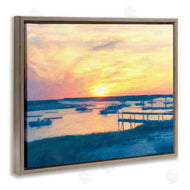 Graffi*tee Studios | Boats Illuminated at Sunset