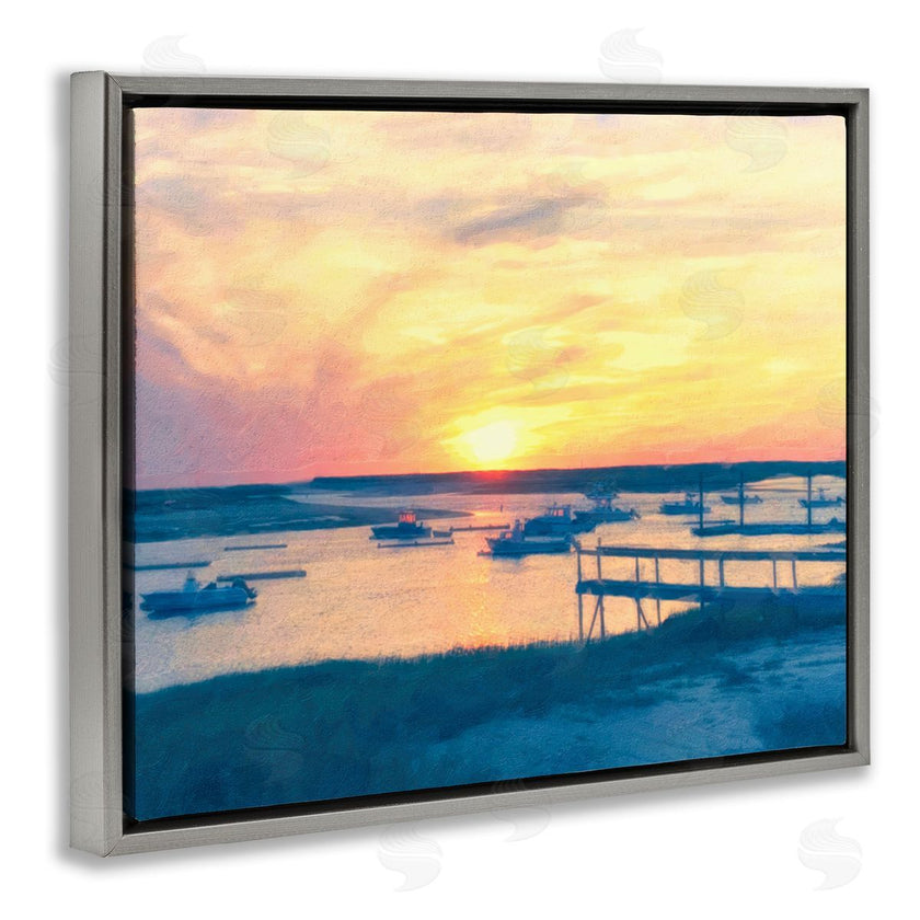 Graffi*tee Studios | Boats Illuminated at Sunset