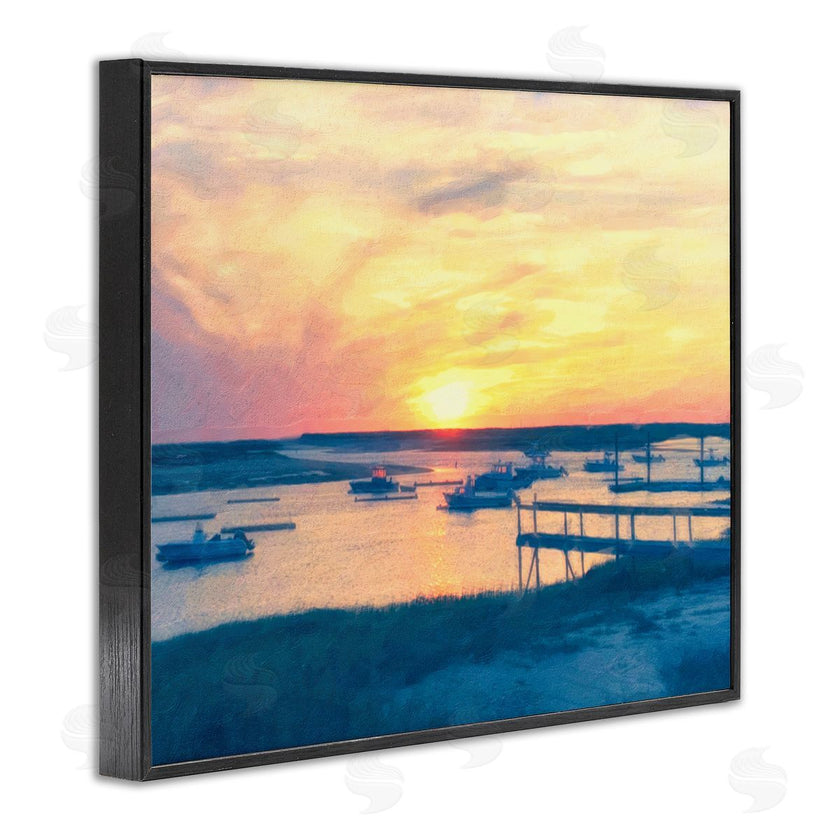 Graffi*tee Studios | Boats Illuminated at Sunset