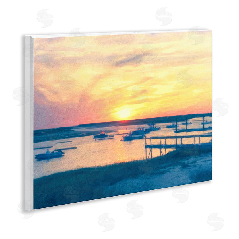 Graffi*tee Studios | Boats Illuminated at Sunset