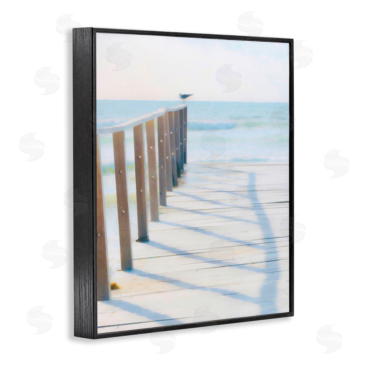 Perched For Best View Black Frame Print Wall Art, Home Decor by Graffi*tee Studios