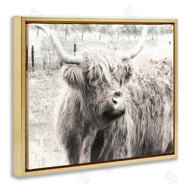Graffi*tee Studios | Highland Cow Gazing Portrait