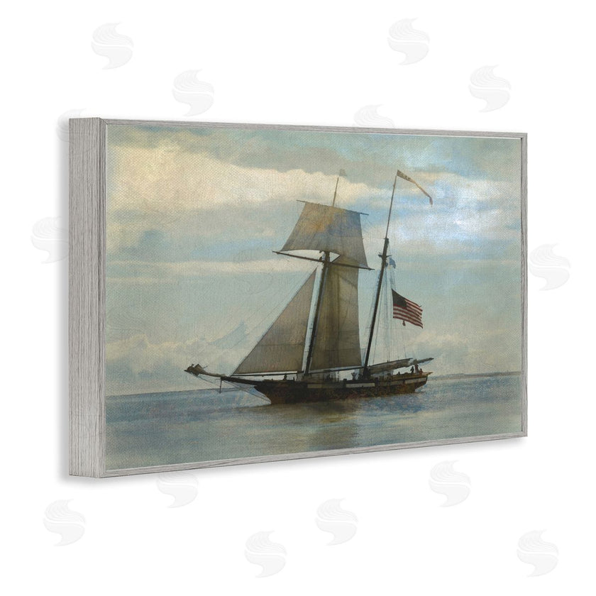 Graffi*tee Studios | Classic Ship with Flag
