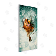 Graffi*tee Studios | Disco Dog in Pool