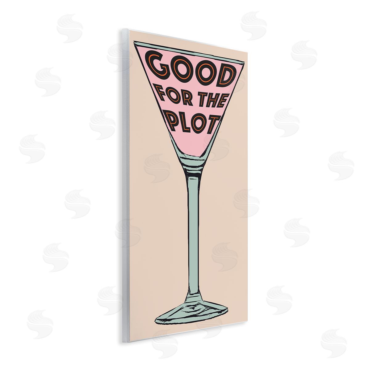 Good For The Plot Cocktail Wood Plaque Wall Art, Home Decor by Graffi*tee Studios