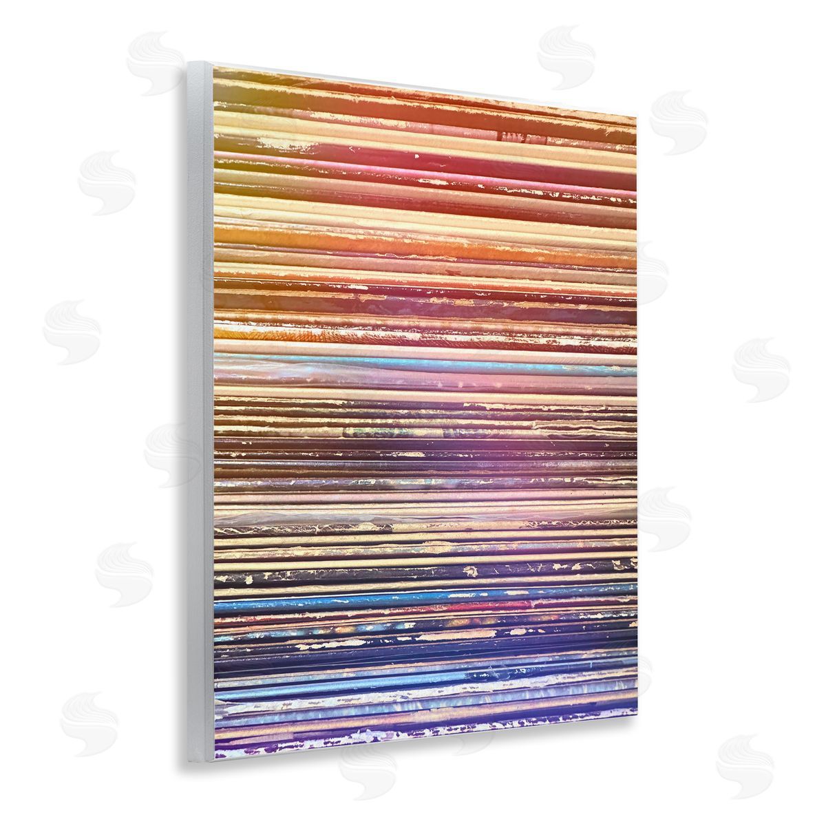 Music Album Record Edges Wood Plaque Wall Art, Home Decor by Graffi*tee Studios