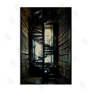 Graffi*tee Studios | Vintage Library Spiral Stairs