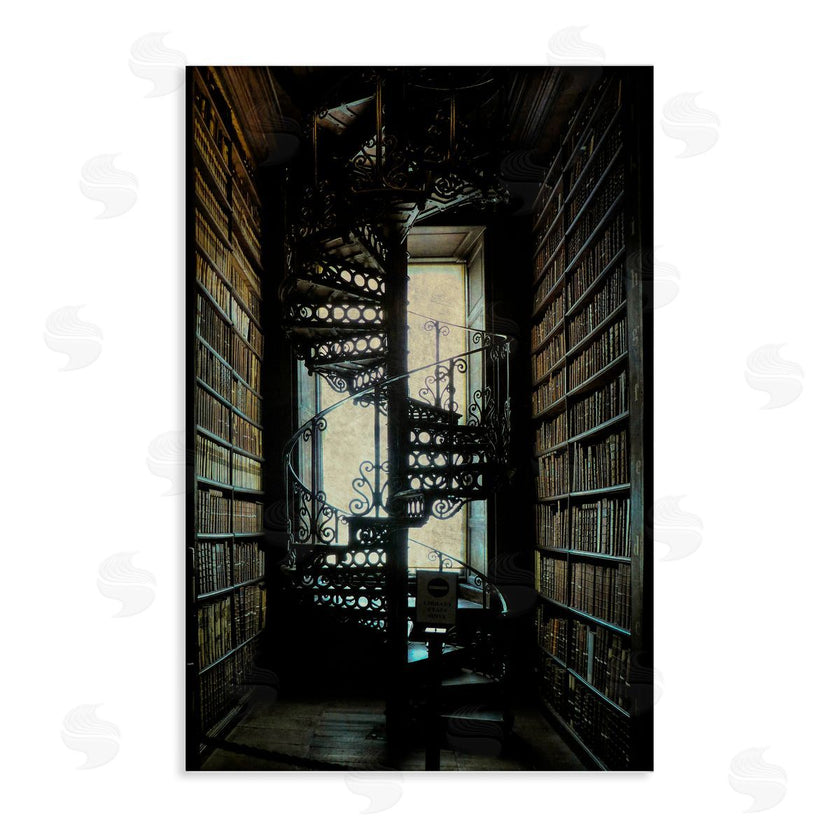 Graffi*tee Studios | Vintage Library Spiral Stairs