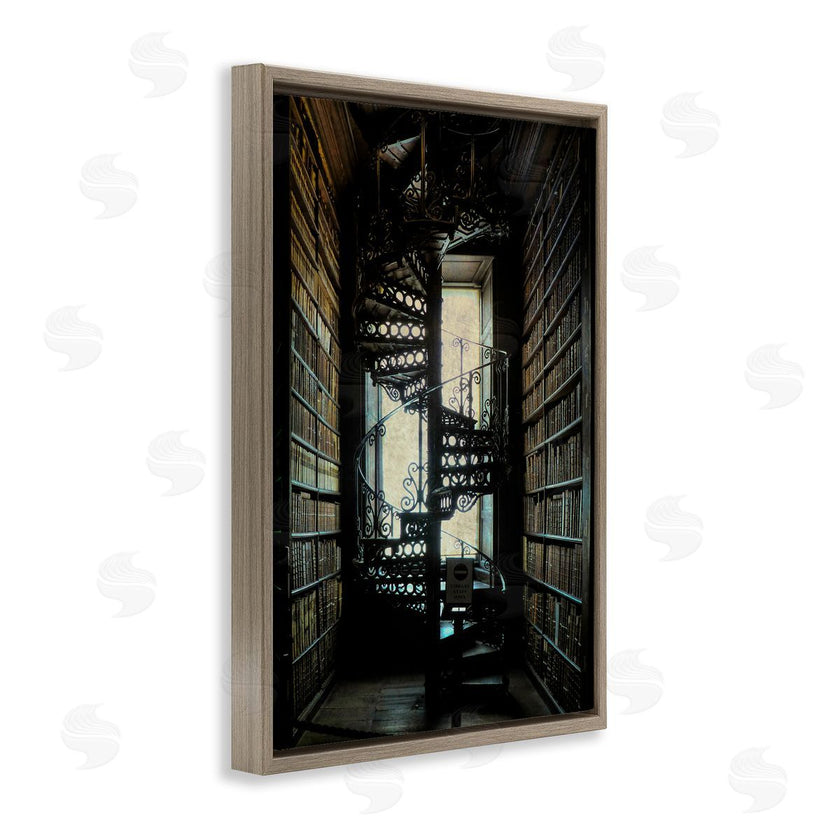Graffi*tee Studios | Vintage Library Spiral Stairs