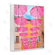 Graffi*tee Studios | Pink Umbrellas in Town