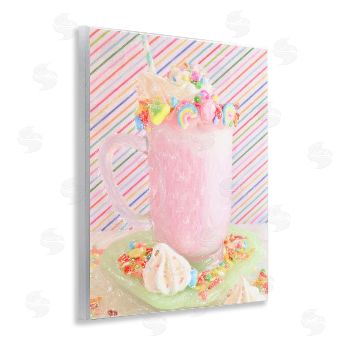 Sweet Dreams Milkshake Wood Plaque Wall Art, Home Decor by Graffi*tee Studios