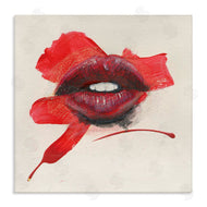 Daniel Houston | Red Lips Paint Streak
