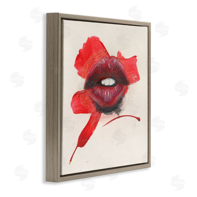 Daniel Houston | Red Lips Paint Streak