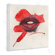 Daniel Houston | Red Lips Paint Streak