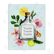 Kate Eldridge | Floral Tequila Bottle