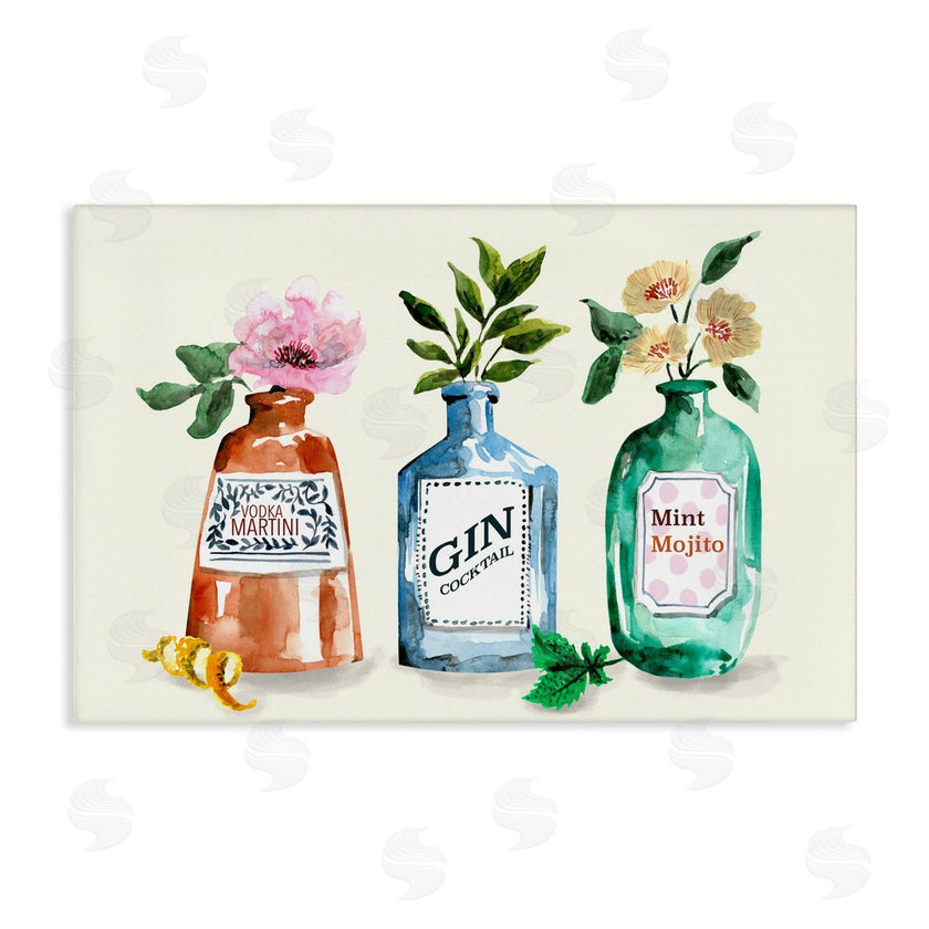 Kate Eldridge | Floral Alcohol Bottles