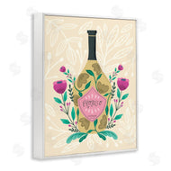 Louise Allen Designs | Chic Floral Alcohol Bottle