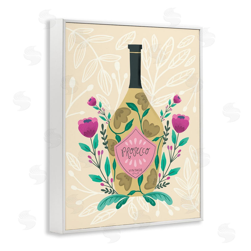 Louise Allen Designs | Chic Floral Alcohol Bottle