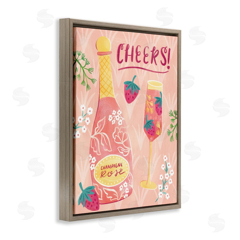 Natalie Miles | Floral Rose Champagne