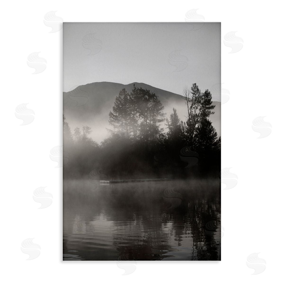 Soothing Lake Ripples Canvas Wall Art, Home Decor by Carol Robinson