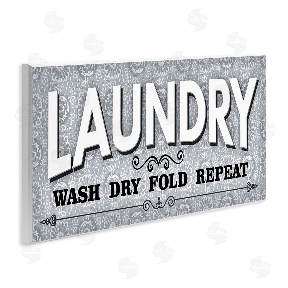 Antique Laundry Rules Wood Plaque Wall Art, Home Decor by Conrad Knutsen