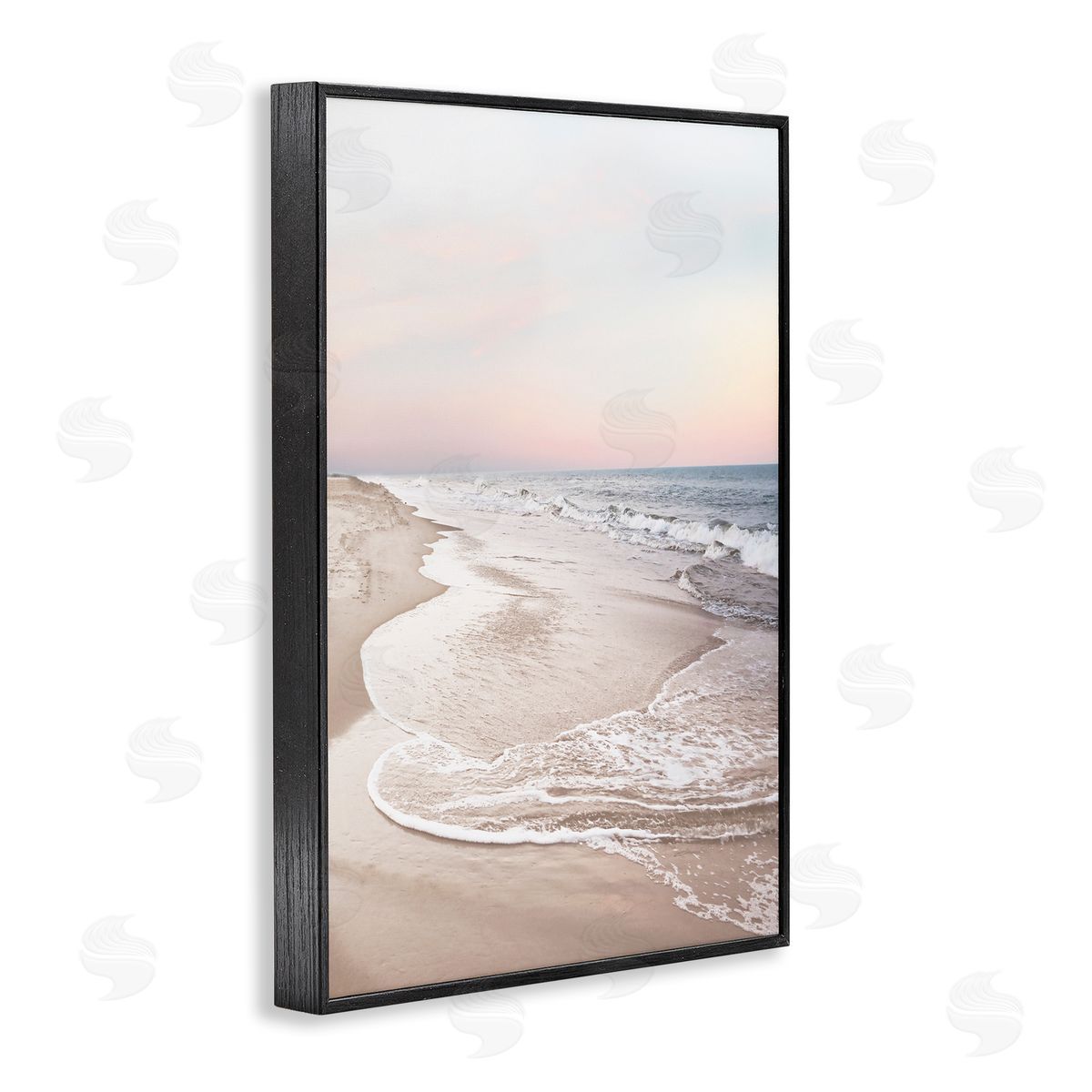 Beautiful Beach Oasis Black Frame Print Wall Art, Home Decor by Natalie Carpentieri