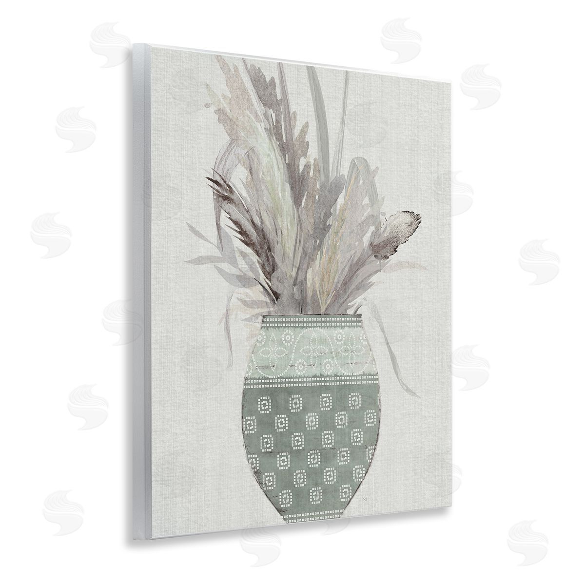 Natural Wheat Bouquet Wood Plaque Wall Art, Home Decor by Susan Jill